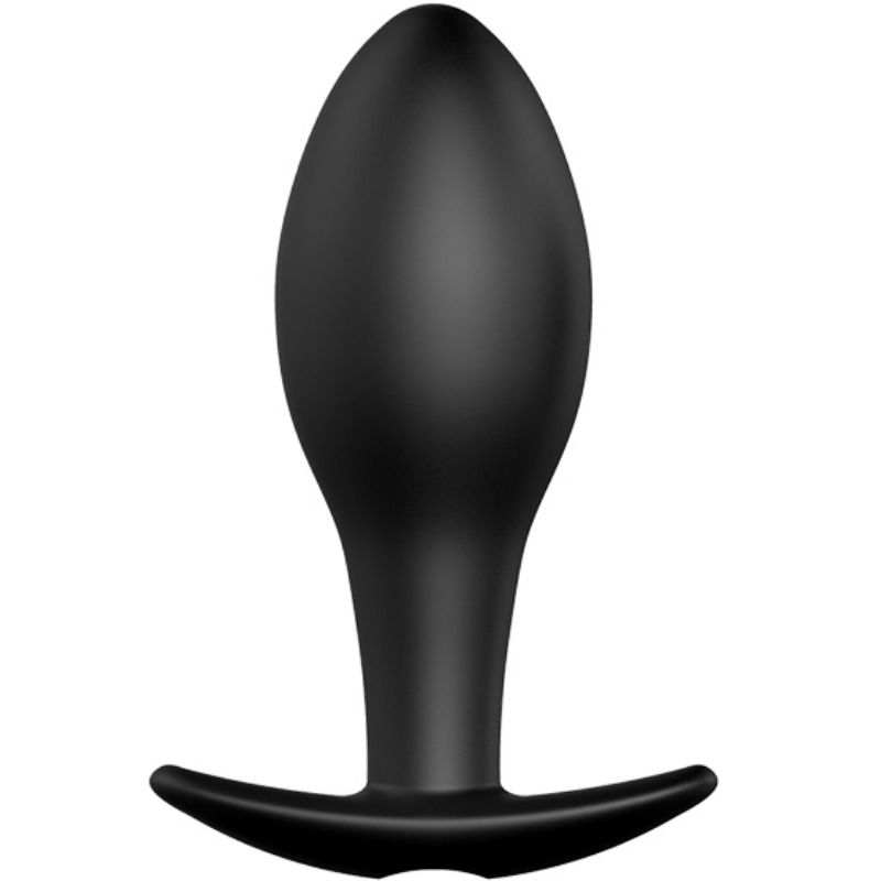 PRETTY LOVE - PLUG ANAL ANCLA FORMA DE SILICONA 12 MODOS DE VIBRACIÓN NEGRO