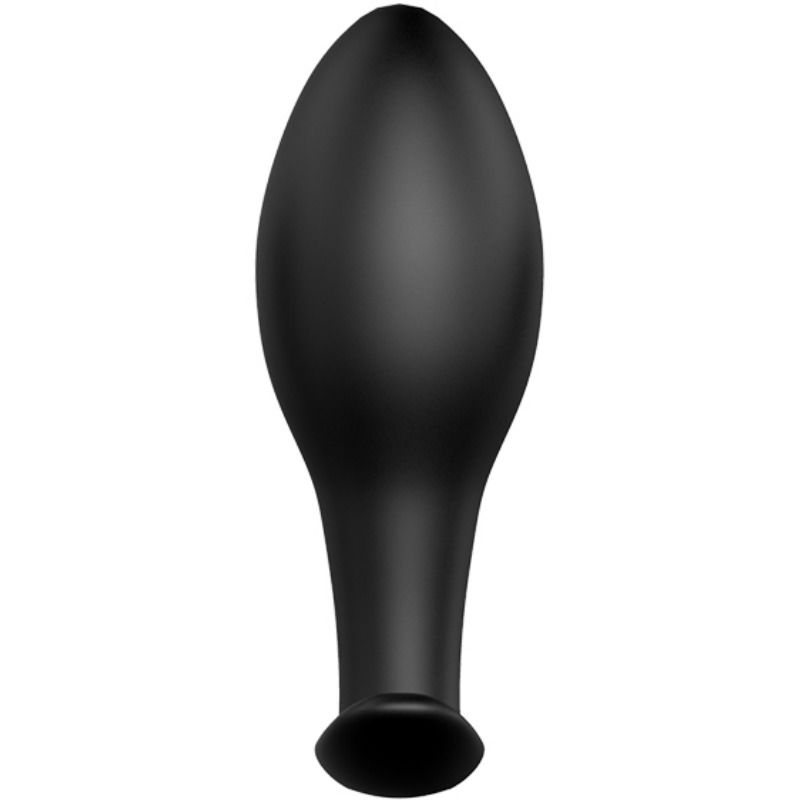 PRETTY LOVE - PLUG ANAL ANCLA FORMA DE SILICONA 12 MODOS DE VIBRACIÓN NEGRO