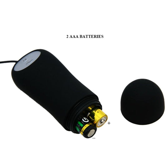 PRETTY LOVE - ANAL PLUG ANCHORA SILICONE SHAPE 12 VIBRATION MODES BLACK