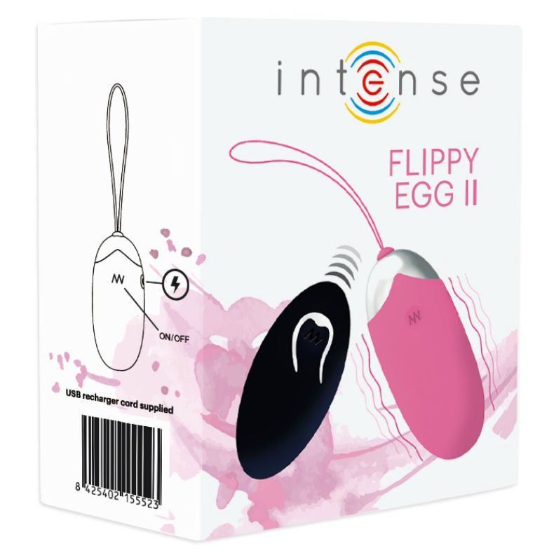 INTENSE - FLIPPY II HUEVO VIBRANTE CON CONTROL REMOTO ROSA