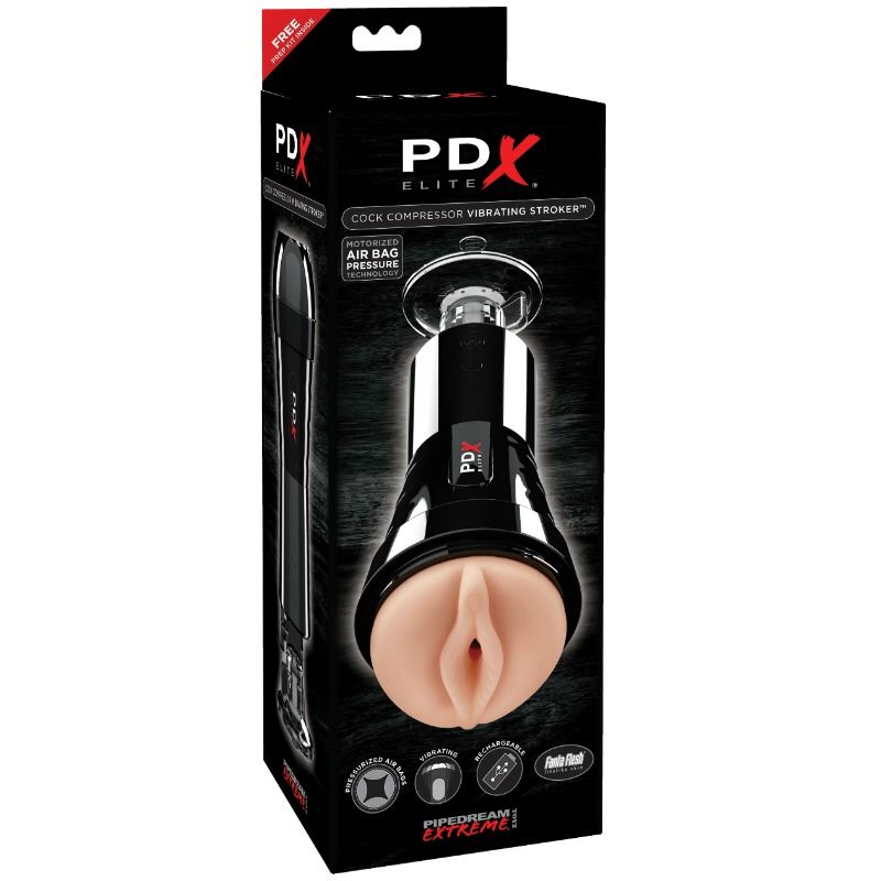 PDX ELITE - COMPRESOR DE PENE VIBRANTE STROKER