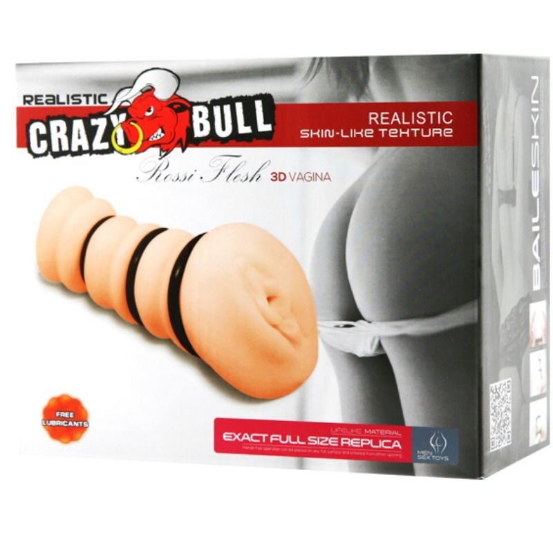 CRAZY BULL - MASTURBADOR CON ANILLOS VAGINALES MODELO 2