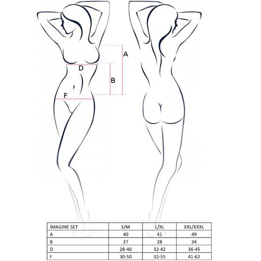 PASIÓN - IMAGINE CONJUNTO DE MUJER TALLA S/M