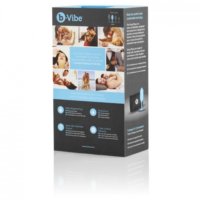 B-VIBE - SNUG 3 PLUG ANAL AZUL CIELO