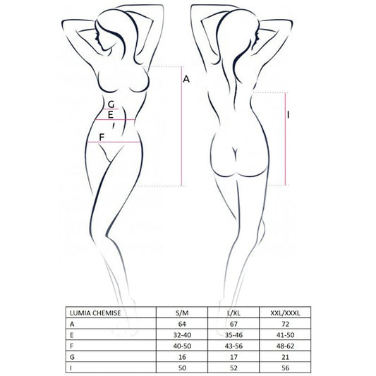 PASIÓN - CAMISETA LUMIA NEGRA PARA MUJER TALLA S/M