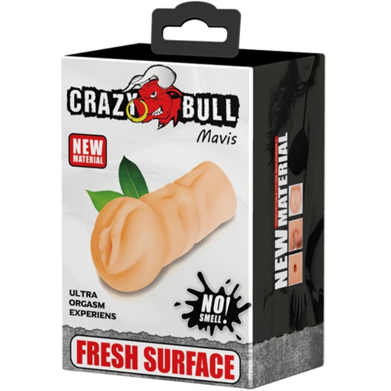 CRAZY BULL - MASTURBADOR VAGINAL MAVIS 15,2 CM
