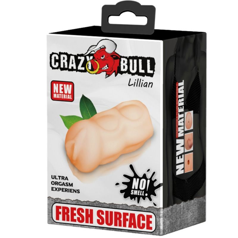 CRAZY BULL - MASTURBADOR VAGINAL LILLIAN 13 CM