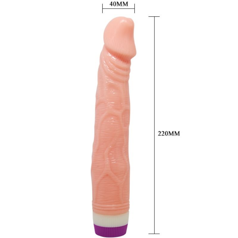 BAILE - VIBRADOR REALISTA NATURAL DE 22 CM