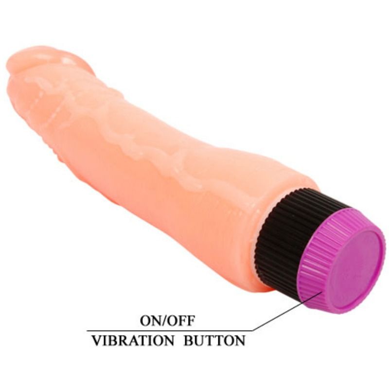 BAILE - VIBRADOR REALISTA FLEXIBLE NATURAL DE 24 CM