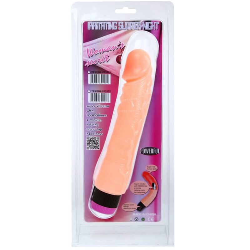 BAILE - VIBRADOR REALISTA FLEXIBLE NATURAL DE 24 CM