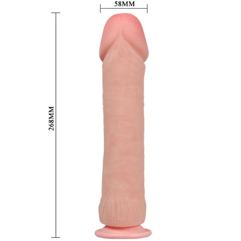 BAILE - DILDO REALISTA NATURAL CON PENE GRANDE 26 CM
