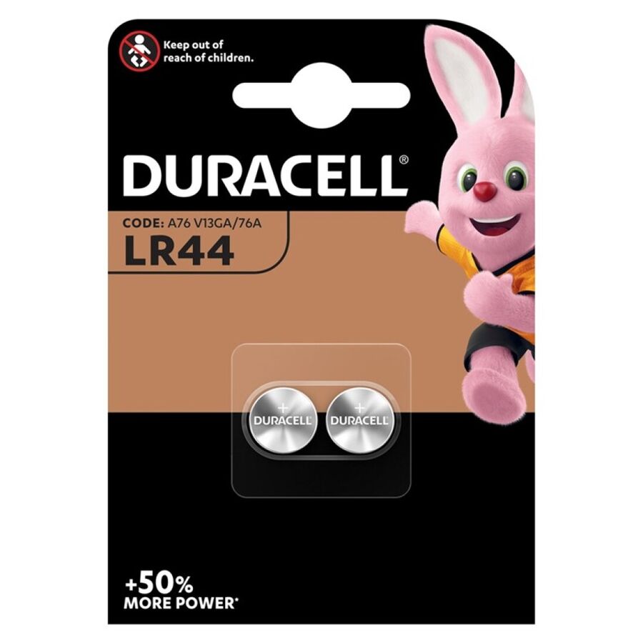 DURACELL - PILA LR44 1,5 V 2 UNIDADES