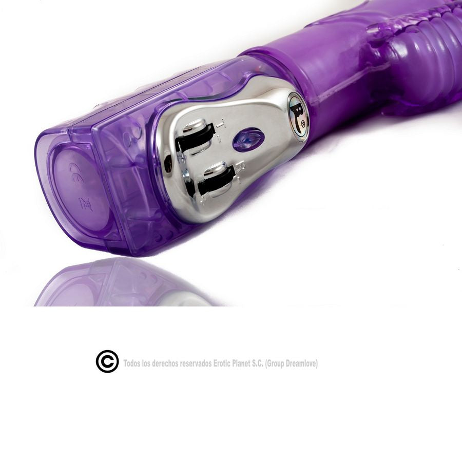 DANCE - LILAC RABBIT UP AND DOWN ROTATOR WITH SUPERSTIMULATOR