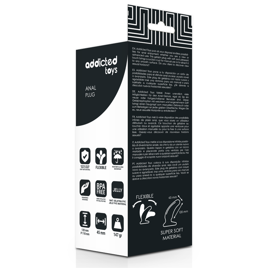 JUGUETES ADICTO - PLUG ANAL SPOT 12 CM