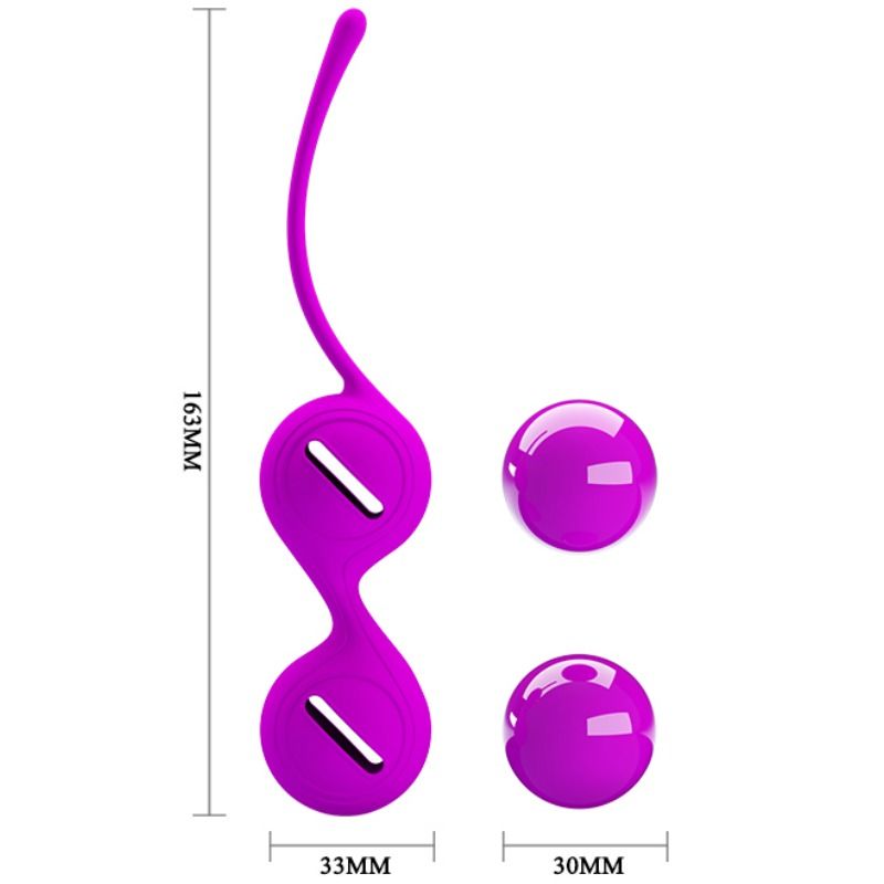PRETTY LOVE - BOLAS ORGÁNICAS KEGEL Aprieta I LILA