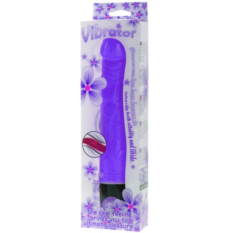 BAILE - VIBRADOR MULTIVELOCIDAD MORADO DE 21,5 CM