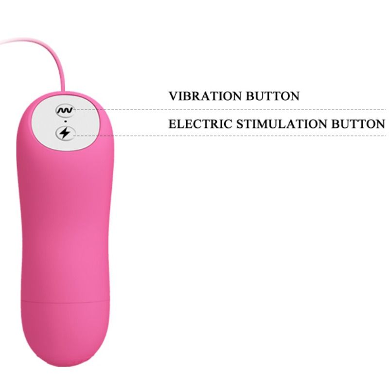 DANCE - ROMANTIC WAVE PIZZAS WITH VIBRATION AND ELECTROSHOCK IN FUCHSIA
