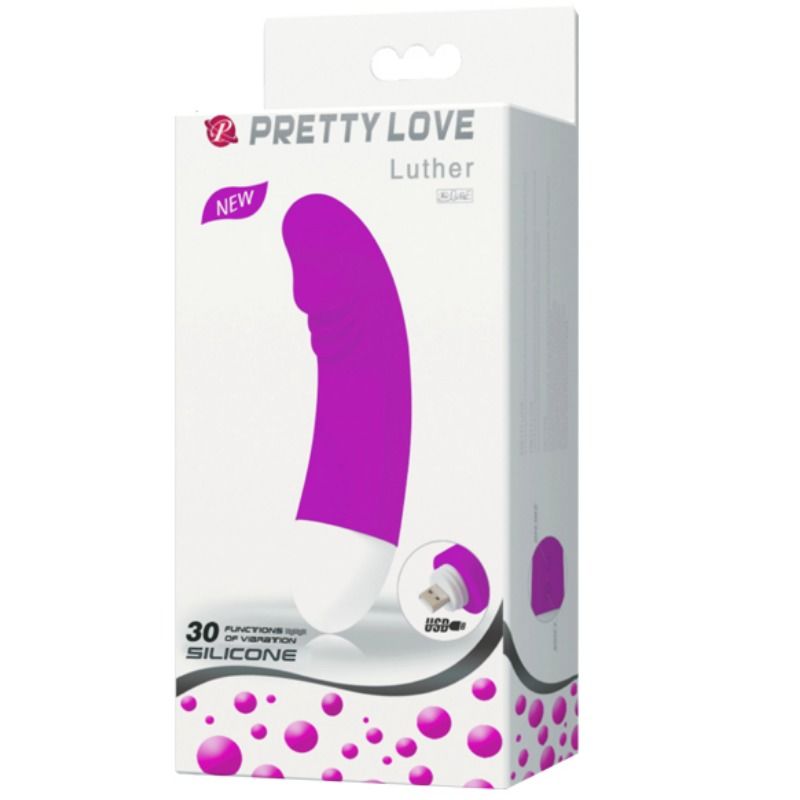 PRETTY LOVE - MINIVIBRADOR LUTHER 30 MODOS DE VIBRACIÓN
