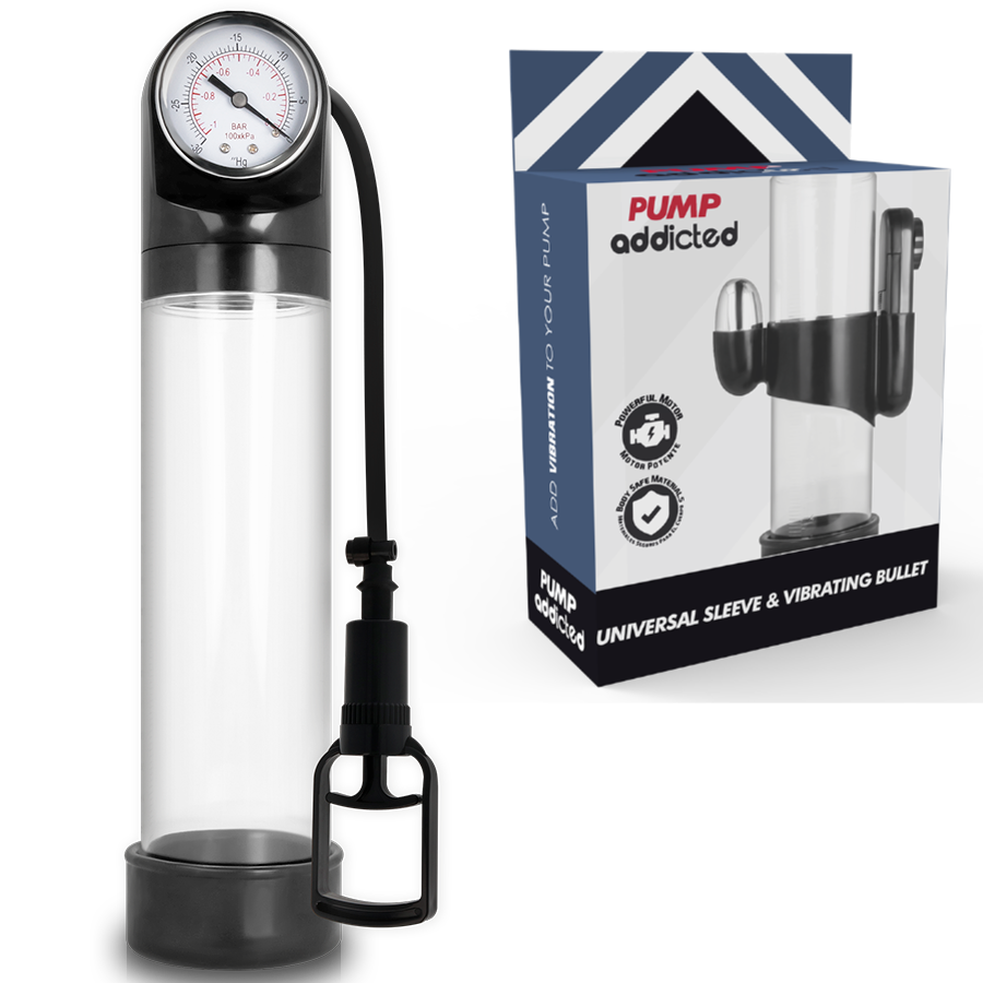 BOMBA ADICTO - RX9 VIBRADOR TRANSPARENTE