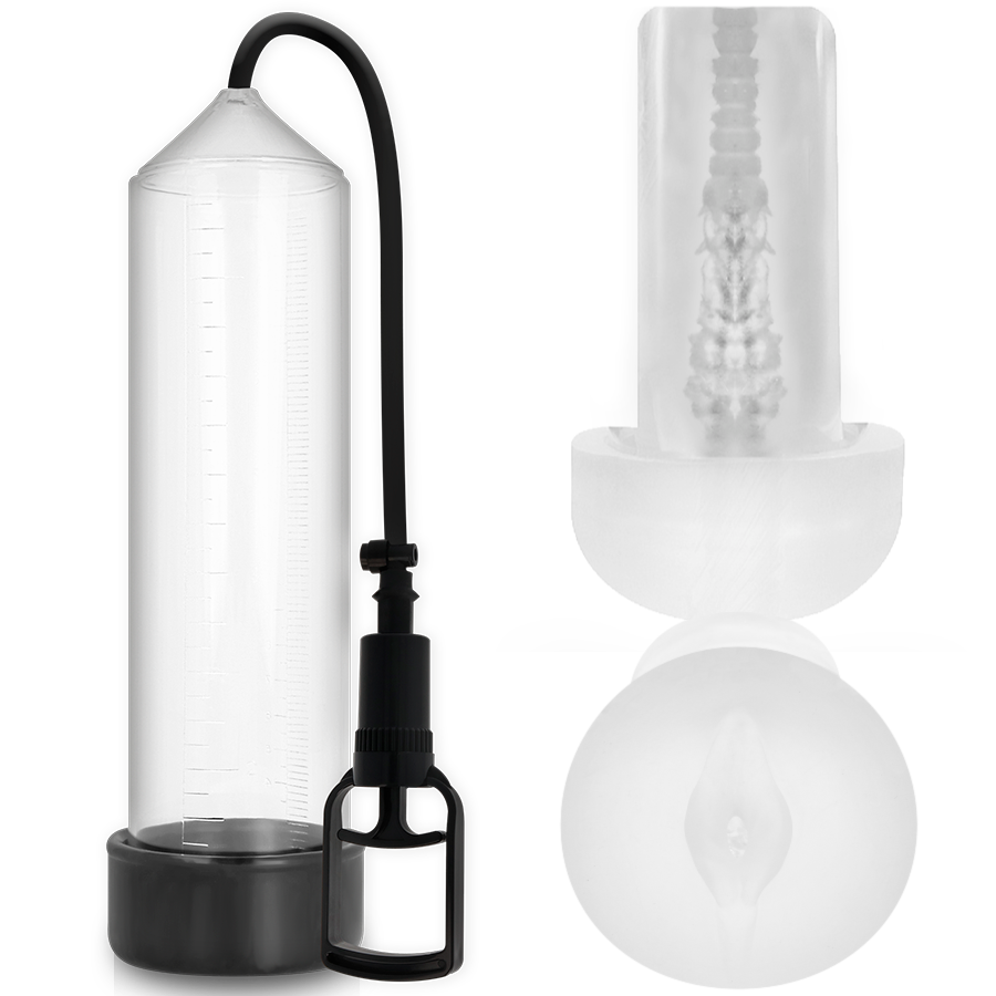 BOMBA ADICTO - RX7 TRANSPARENTE CON MASTURBADOR