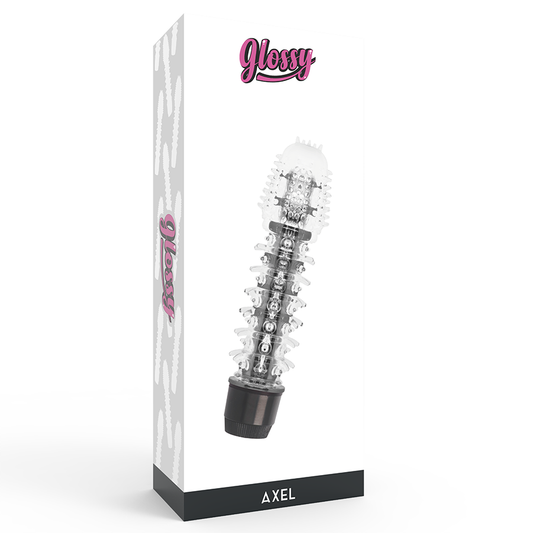 VIBRADOR AXEL NEGRO BRILLANTE