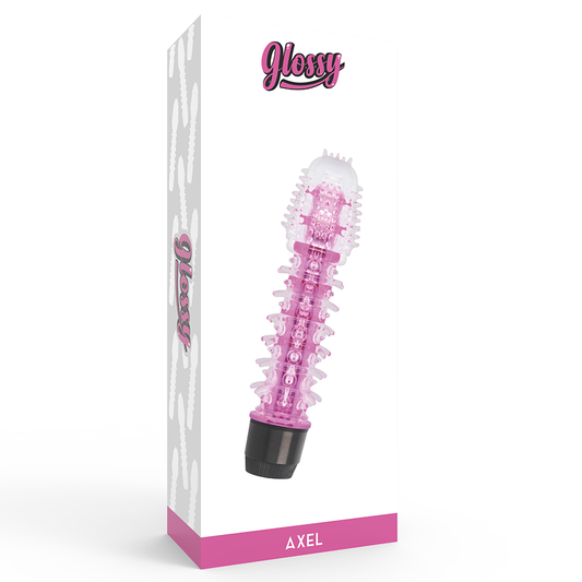VIBRADOR AXEL ROSA BRILLANTE
