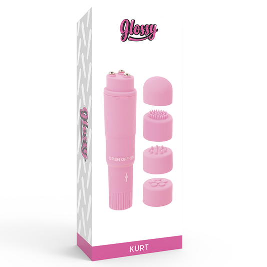 GLOSSY - MASAJEADOR DE BOLSILLO KURT PINK
