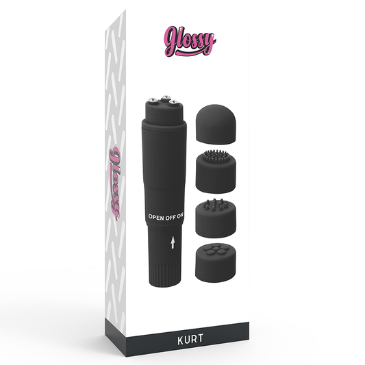 GLOSSY - MASAJEADOR DE BOLSILLO KURT BLACK