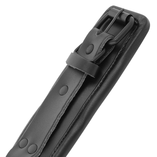 DARKNESS - PUÑOS DE TOBILLO AJUSTABLES DE CUERO NEGRO