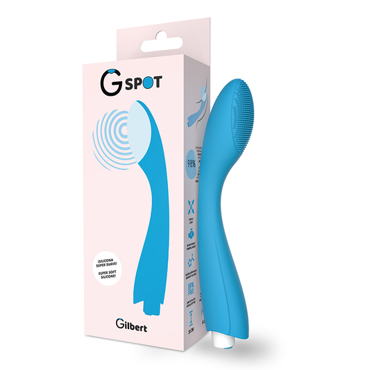 PUNTO G - VIBRADOR GYLBERT AZUL TURQUESA
