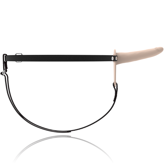 ARNÉS FETISH SUBMISSIVE - VIBRADOR DE SILICONA DE 15 CM