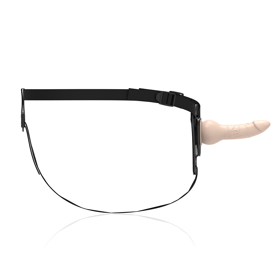 ARNÉS SUMISO FETICHE - SILICONA REALISTA DE CARNE 16CM