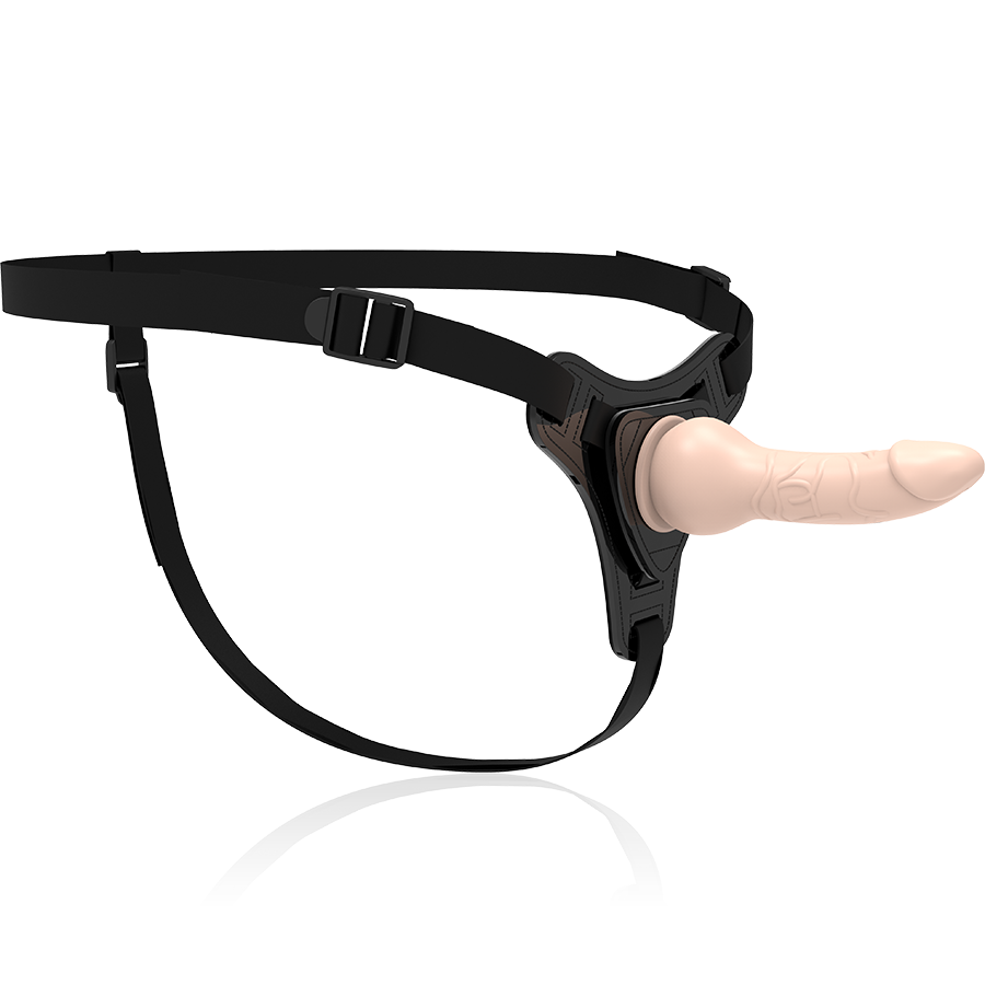ARNÉS SUMISO FETICHE - SILICONA REALISTA DE CARNE 16CM