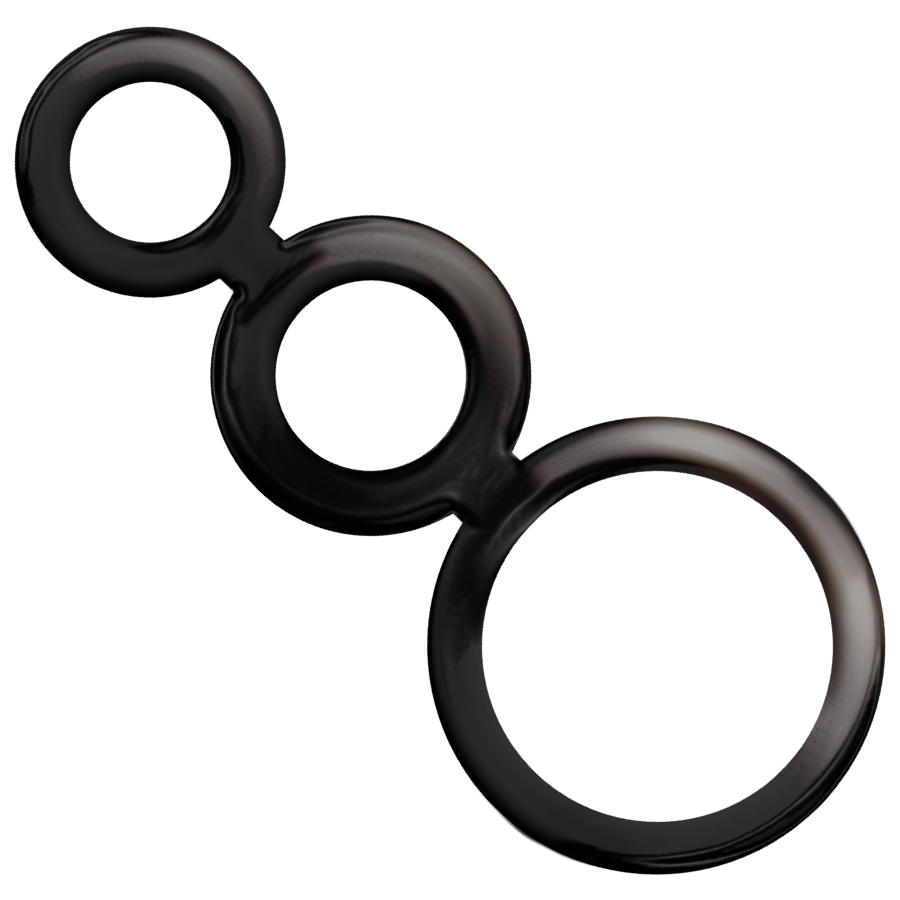 JUGUETES ADICTO - SET DE ANILLOS - PARA PENE - HUMO
