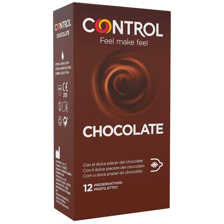 CONTROL - CHOCOLATE CONDOMS ADAPT 12 UNITS