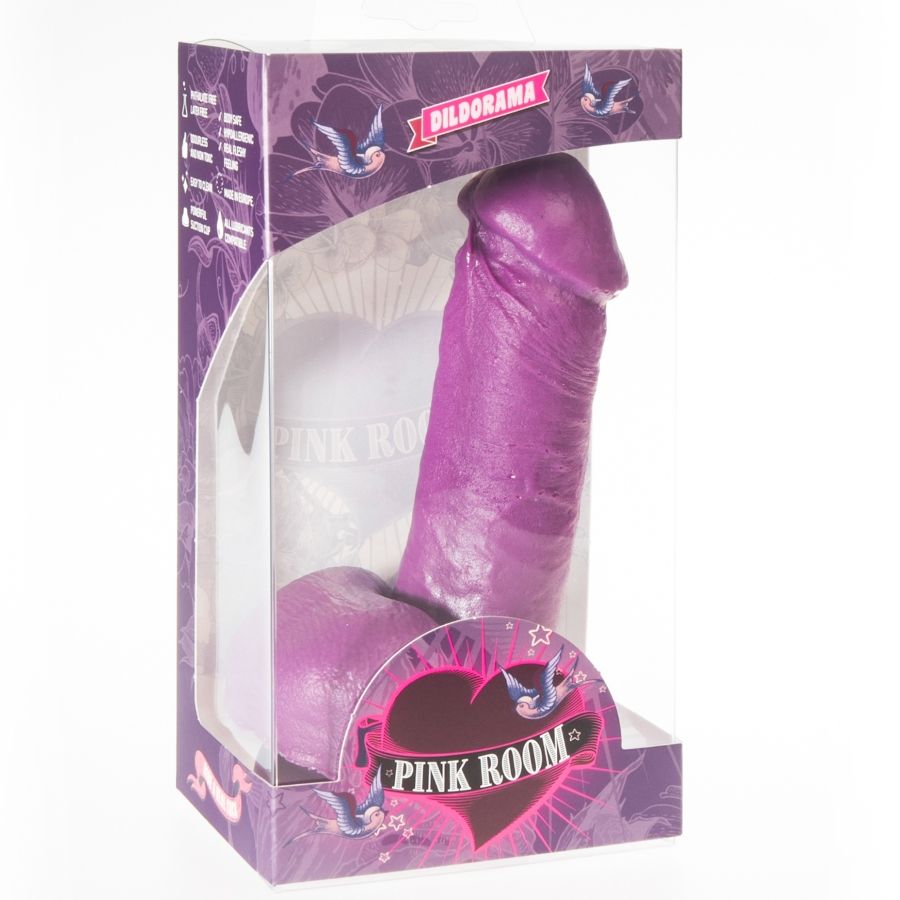 PINK ROOM - DILDO REALISTA MORADO DE 16 CM