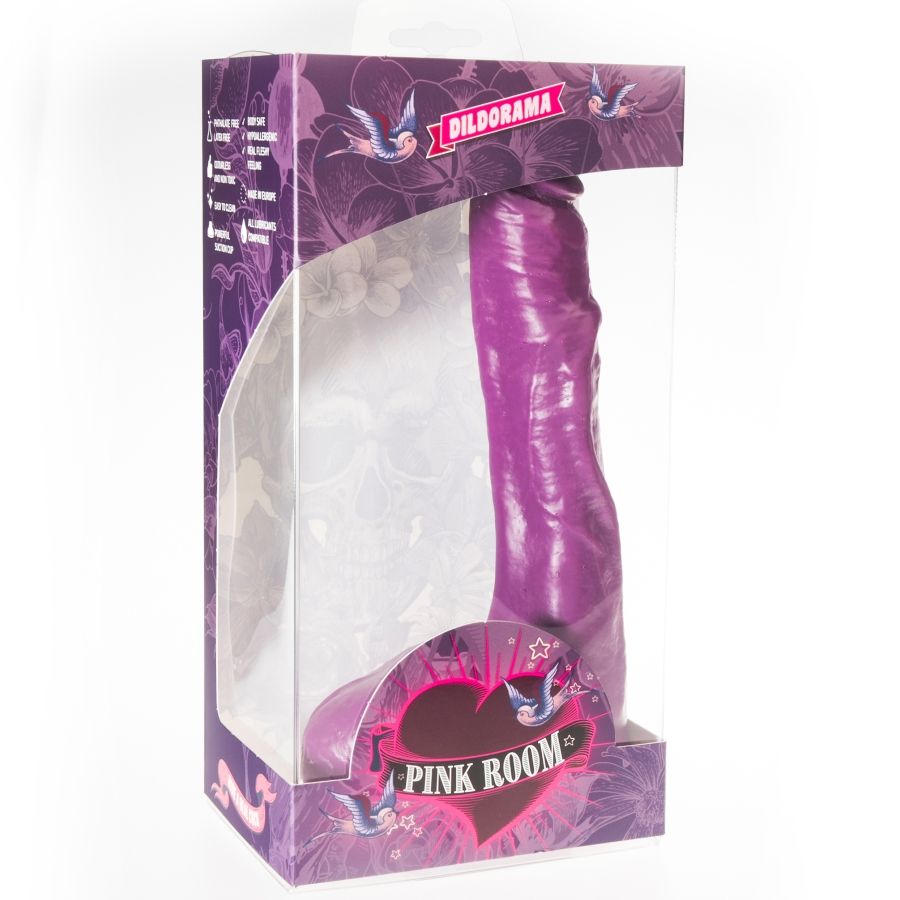 SALA ROSA - DILDO REALISTA NILO MORADO 23 CM