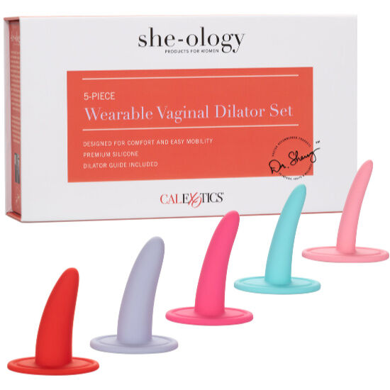 CALEXOTICS - KIT DE 5 DILATADORES VAGINALES O ANALES MULTICOLOR