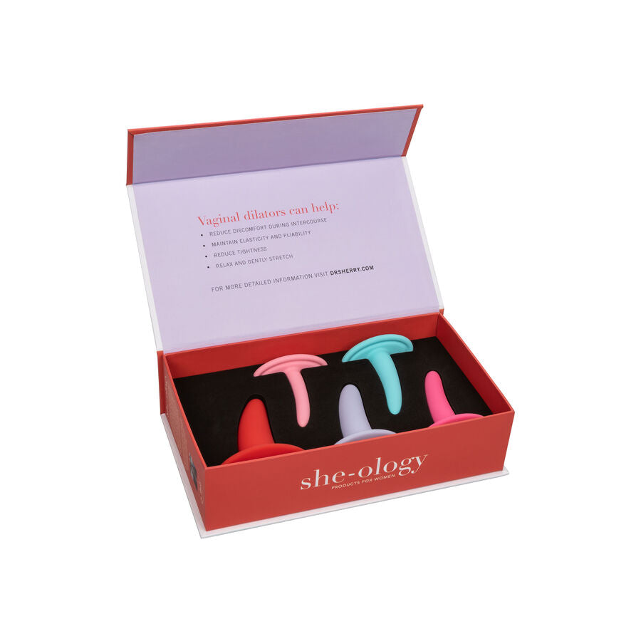 CALEXOTICS - KIT DE 5 DILATADORES VAGINALES O ANALES MULTICOLOR