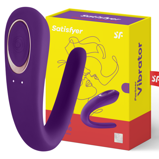 SATISFYER - JUGUETE VIBRADOR PARA PAREJAS QUE ESTIMULA A AMBOS