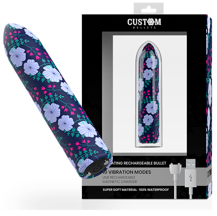 BALAS PERSONALIZADAS - BALAS RECARGABLES PERSONALIZADAS RESORTE 10 INTENSIDADES