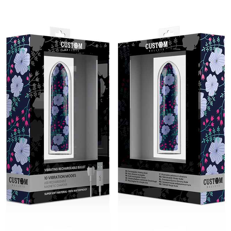 BALAS PERSONALIZADAS - BALAS RECARGABLES PERSONALIZADAS RESORTE 10 INTENSIDADES