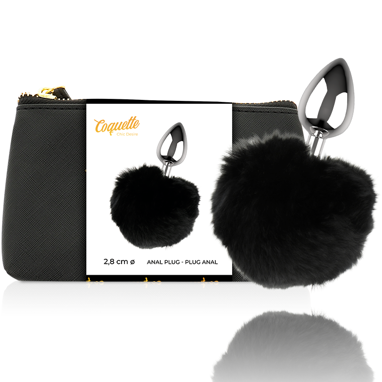 COQUETTE CHIC DESIRE - METAL ANAL PLUG SIZE G 2.8 X 4.1 CM