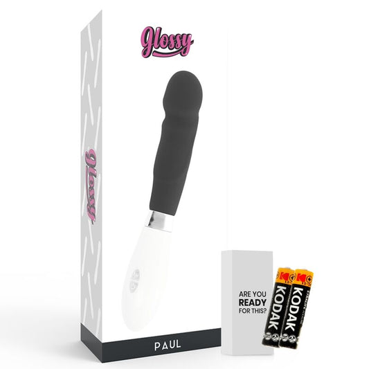 GLOSSY - VIBRADOR PAUL BLACK
