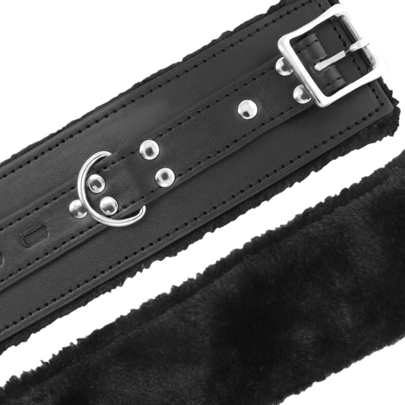 DARKNESS - BDSM HANDCUFFS WITH BLACK LINING