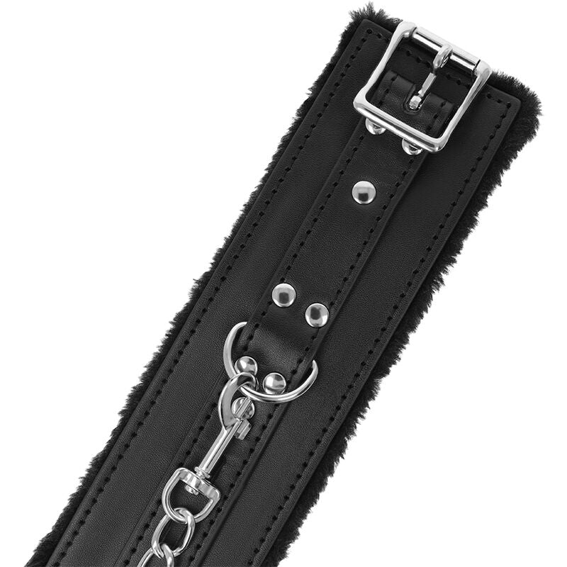 DARKNESS - BDSM HANDCUFFS WITH BLACK LINING