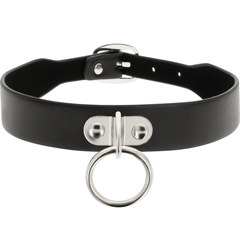 COQUETTE CHIC DESIRE - VEGAN LEATHER NECKLACE FETISH ACCESSORY FOR WOMEN