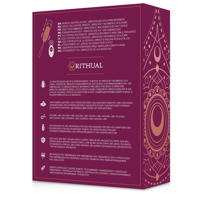 RITHUAL - REVA EGG UP & DOWN REMOTE CONTROL SYSTEM + VIBRATION