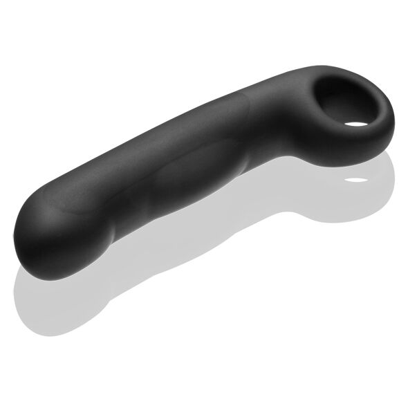 ELECTROSTIM - OVID BLACK SILICONE DILDO