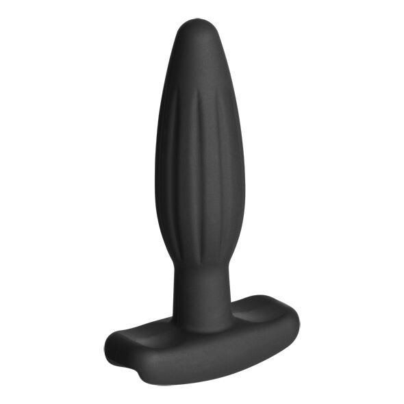 ELECTRASTIM - SMALL BLACK ROCKER SILICONE BUTT PLUG